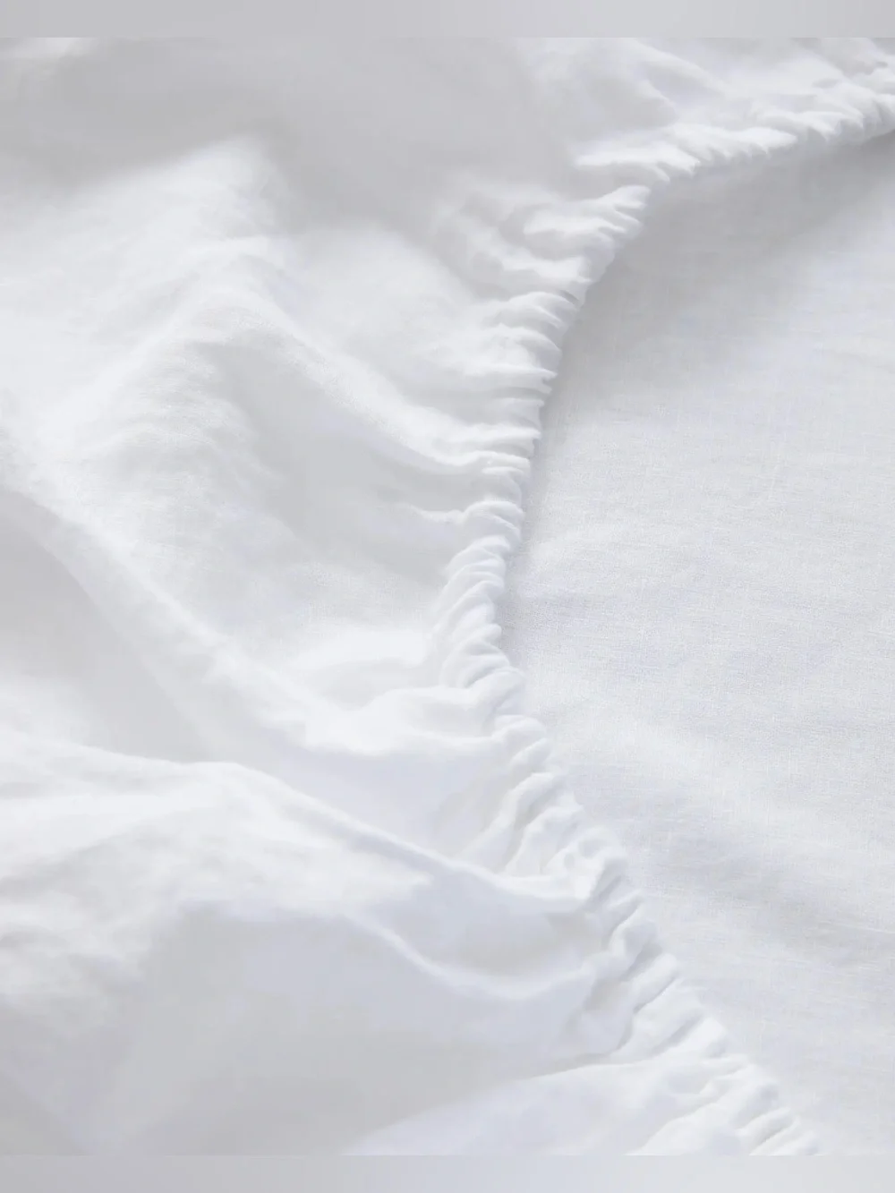 Quince Twin Fitted Sheet White